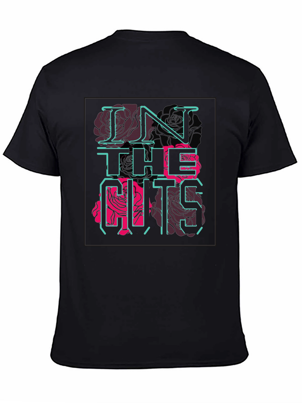 In The Cuts Graphic Tee - Black