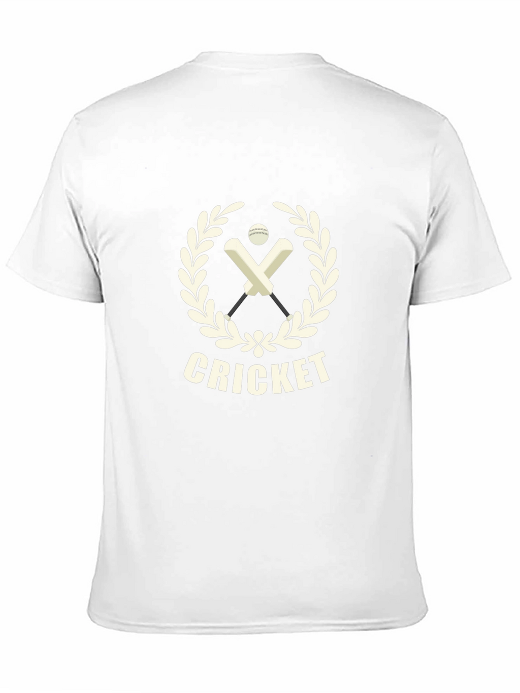 Cricket Graphic Tee - Black Cotton T-Shirt