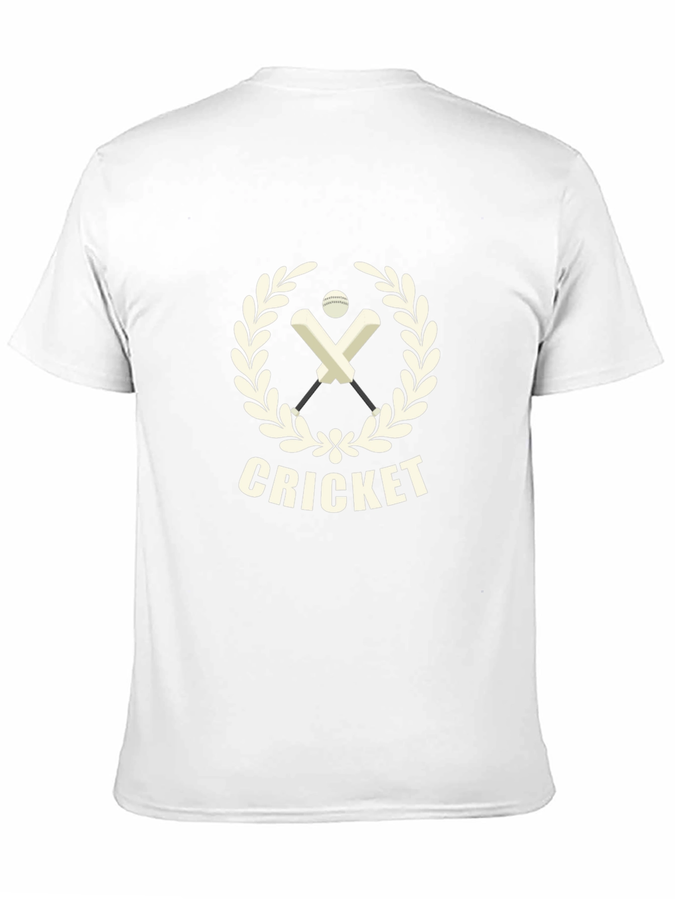 Cricket Graphic Tee - Black Cotton T-Shirt