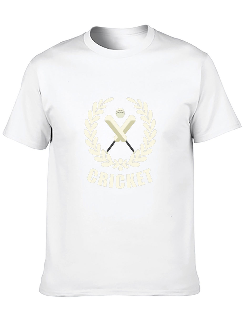 Cricket Graphic Tee - Black Cotton T-Shirt