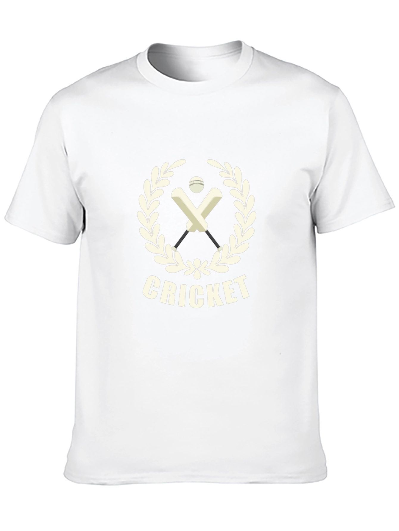 Cricket Graphic Tee - Black Cotton T-Shirt