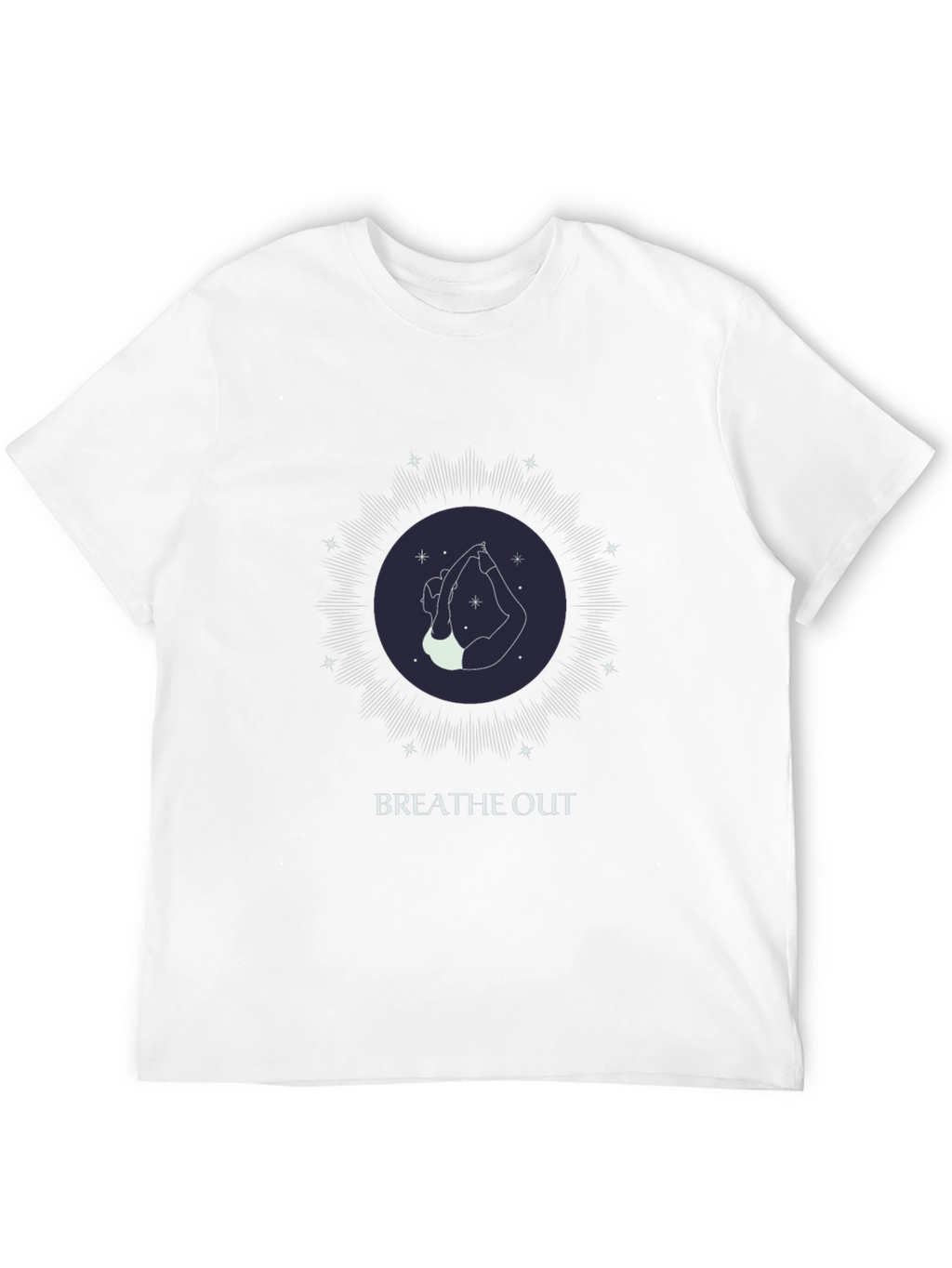 Breathe Out Yoga T-Shirt - Unisex Graphic Tee