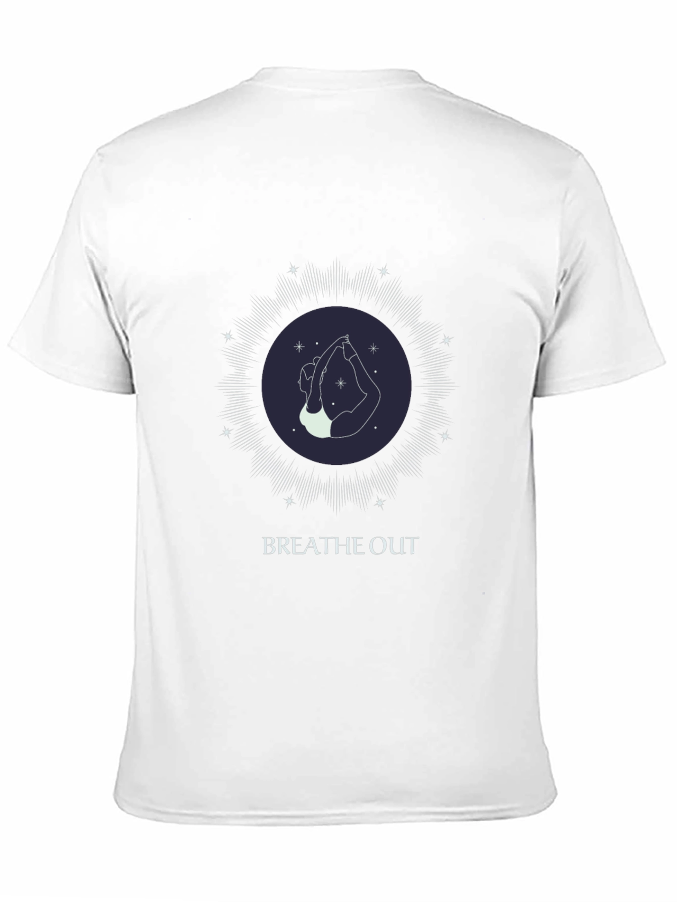 Breathe Out Yoga T-Shirt - Unisex Graphic Tee