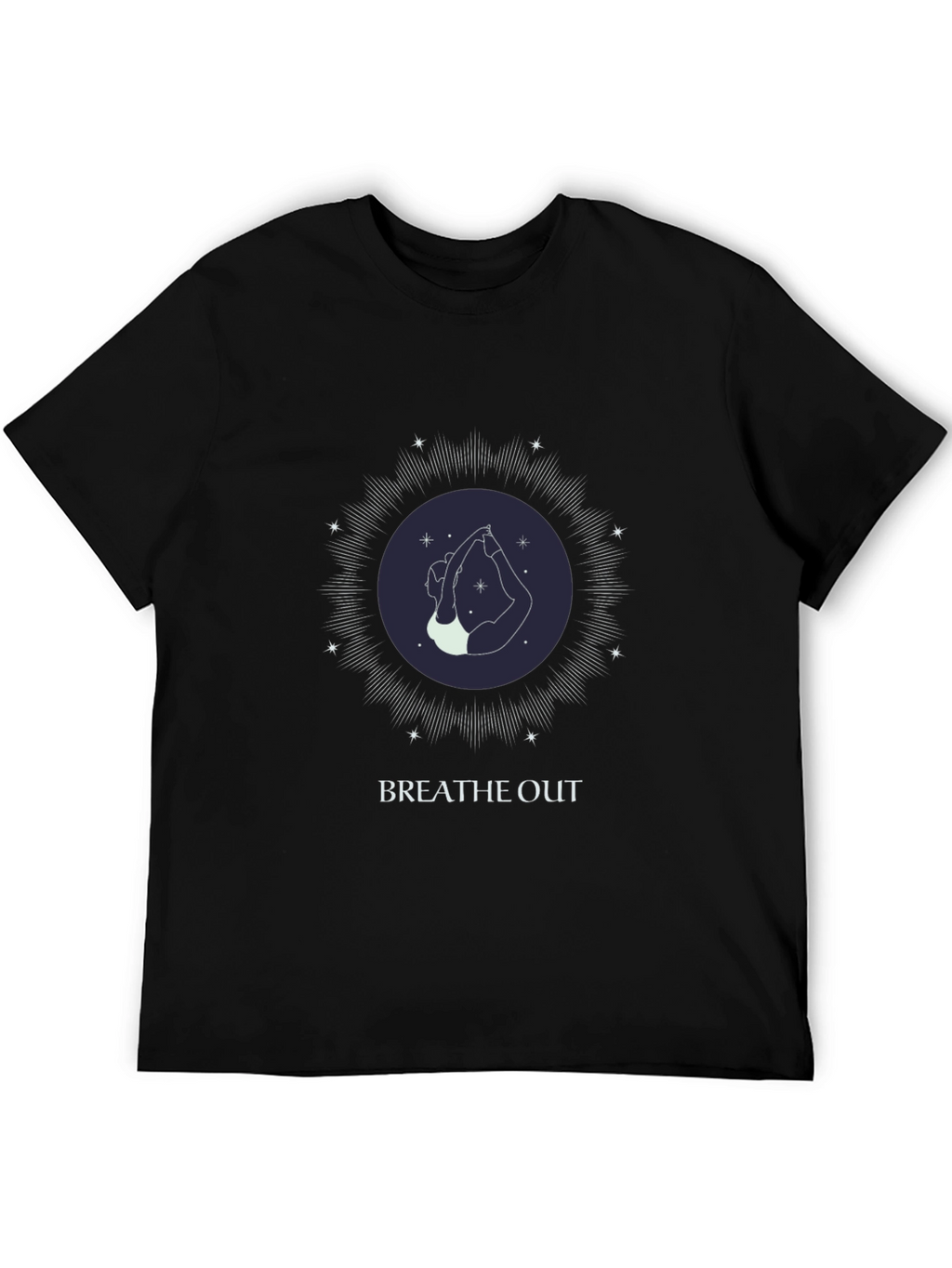 Breathe Out Yoga T-Shirt - Unisex Graphic Tee