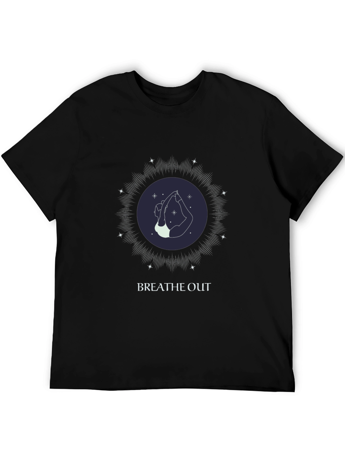 Breathe Out Yoga T-Shirt - Unisex Graphic Tee