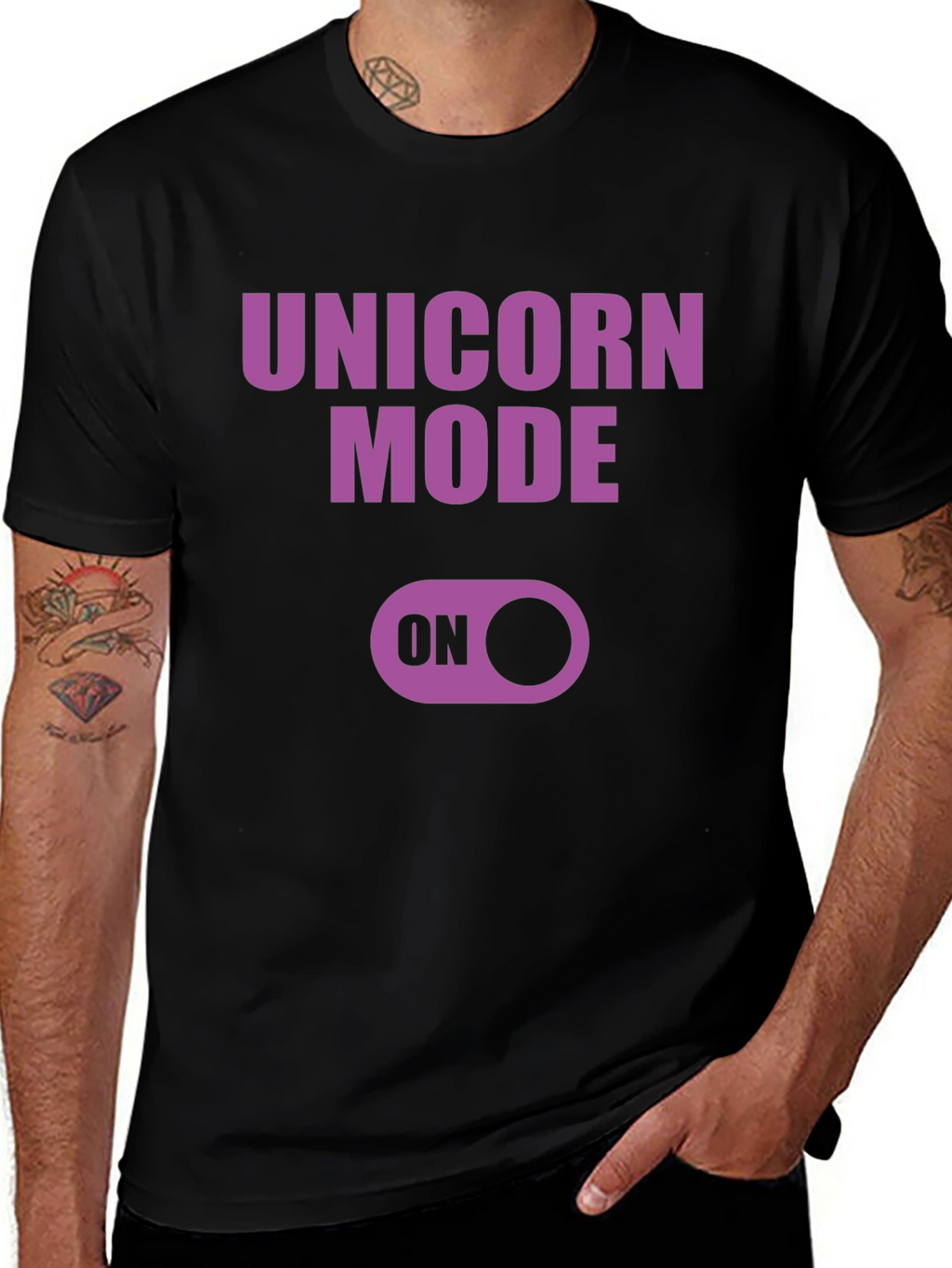 Unicorn Mode On Graphic T-Shirt