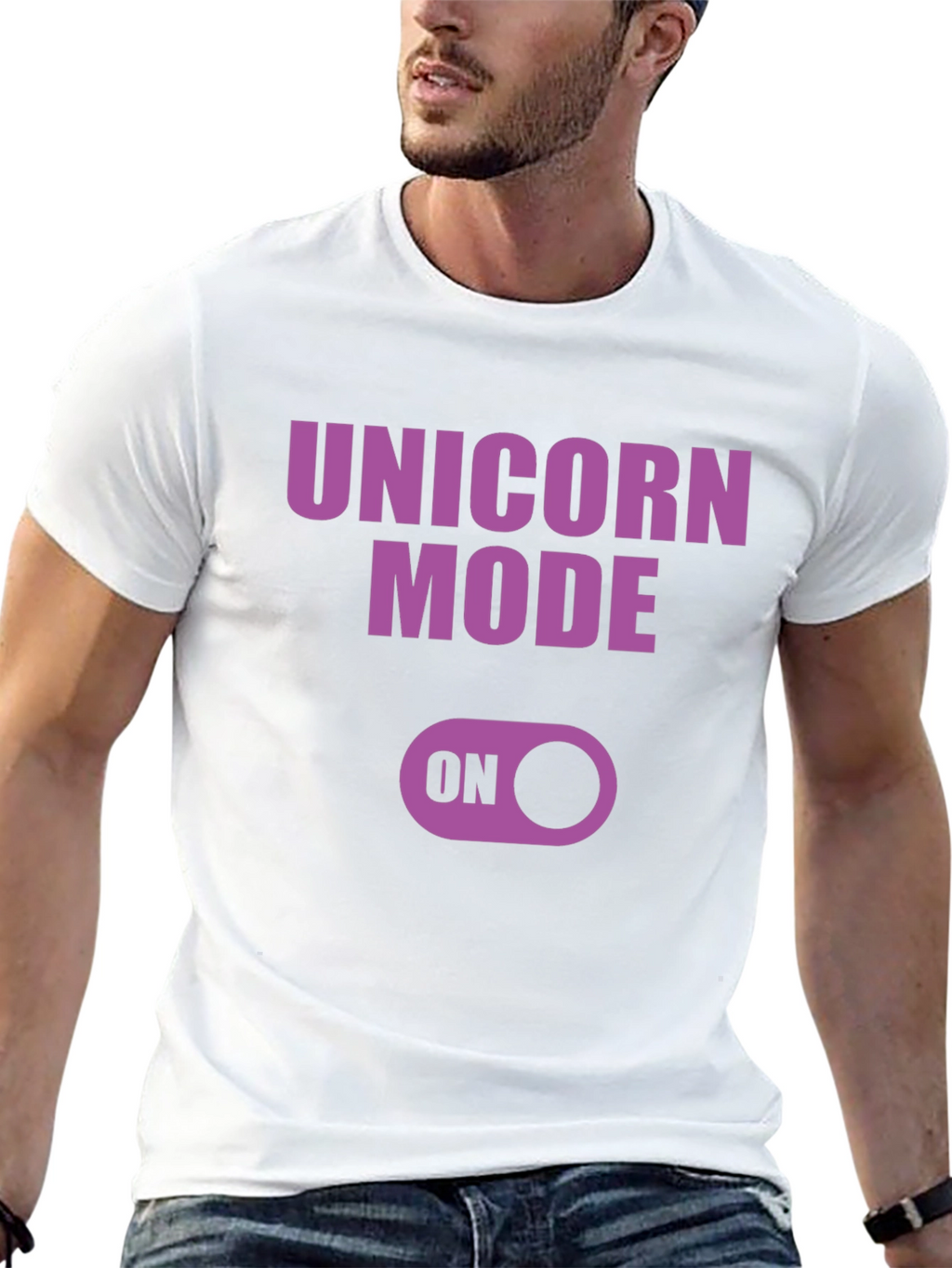 Unicorn Mode On Graphic T-Shirt