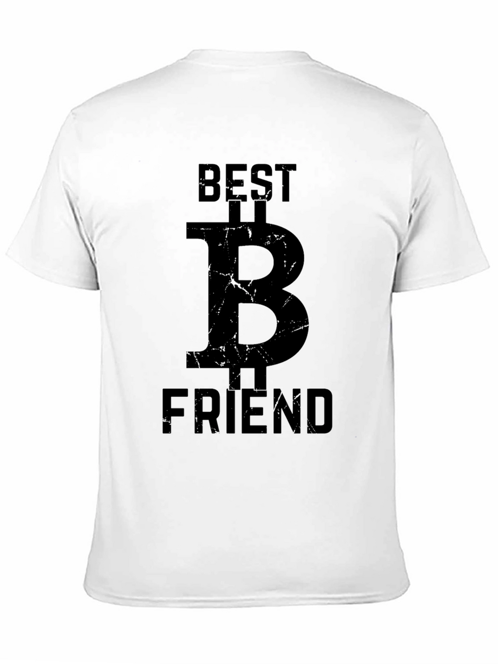 Best B Friend Graphic Tee - Cryptocurrency Bitcoin T-Shirt