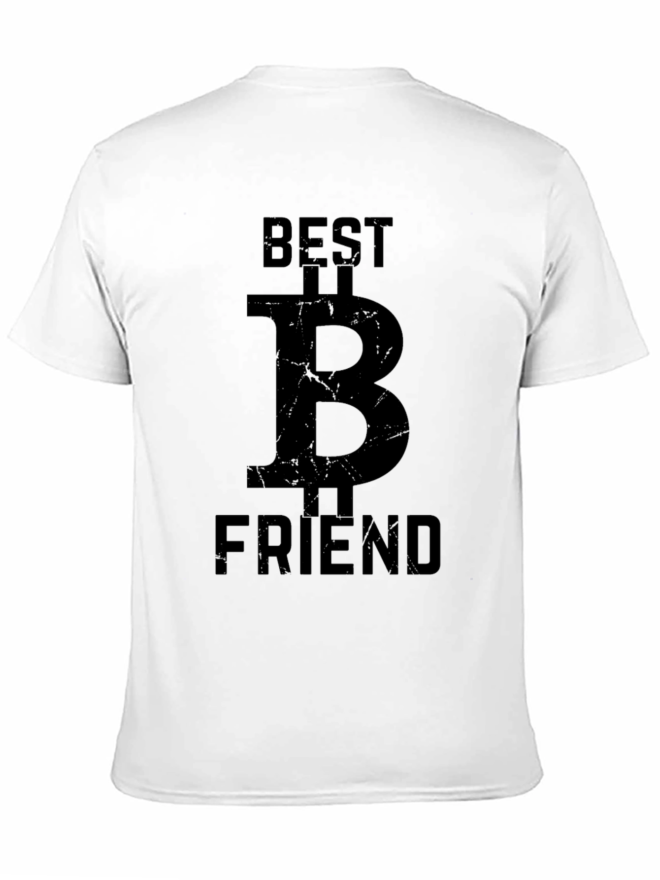 Best B Friend Graphic Tee - Cryptocurrency Bitcoin T-Shirt