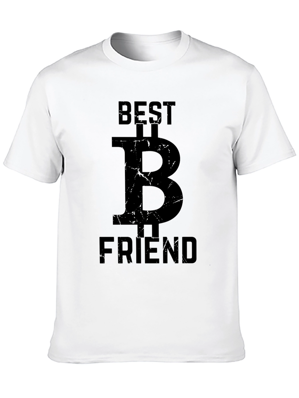 Best B Friend Graphic Tee - Cryptocurrency Bitcoin T-Shirt