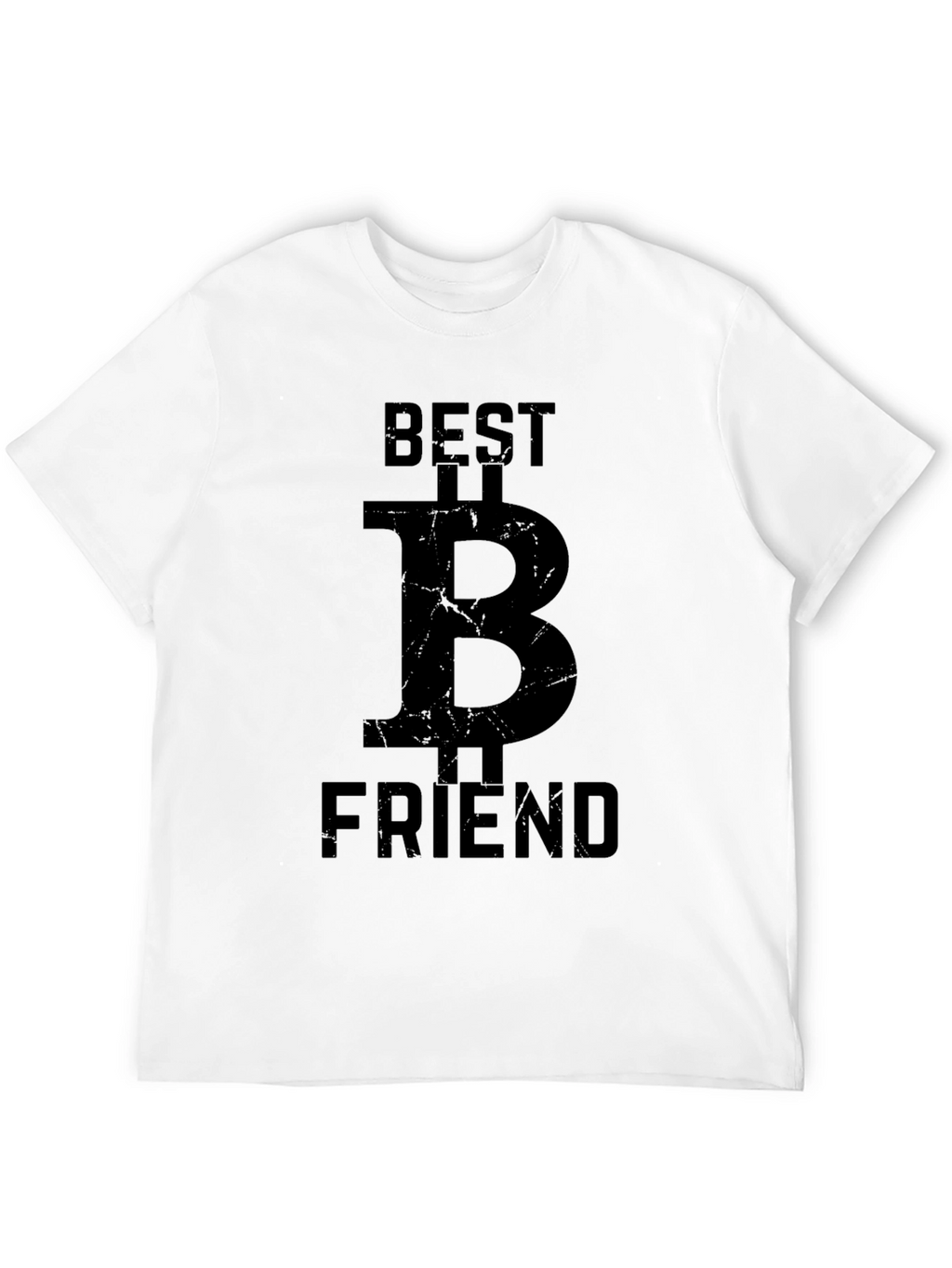 Best B Friend Graphic Tee - Cryptocurrency Bitcoin T-Shirt