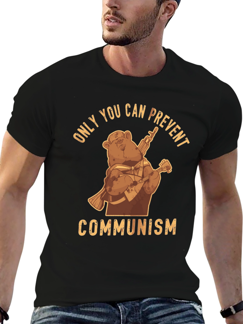 Only You Can Prevent Communism Bear T-Shirt