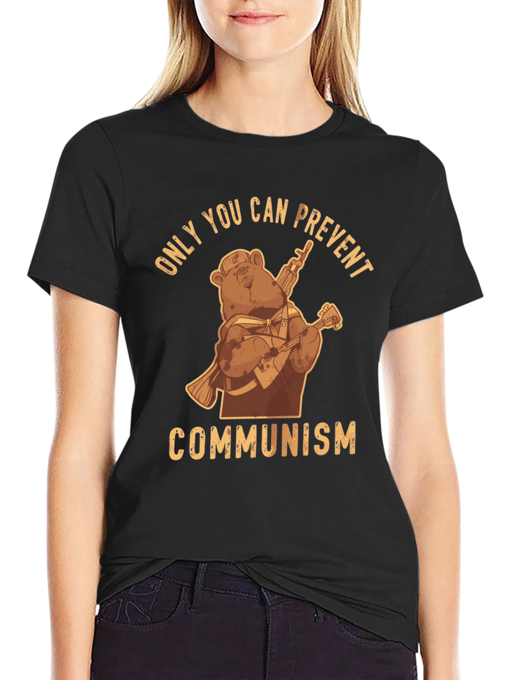 Only You Can Prevent Communism Bear T-Shirt
