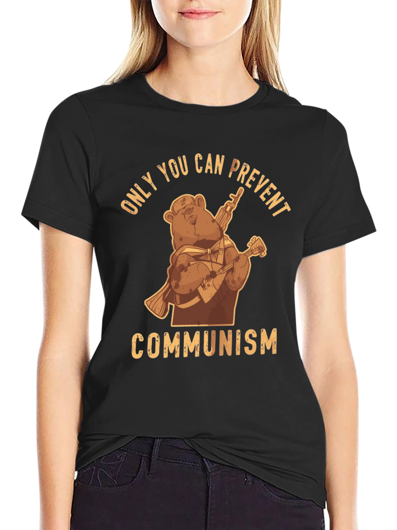 Only You Can Prevent Communism Bear T-Shirt