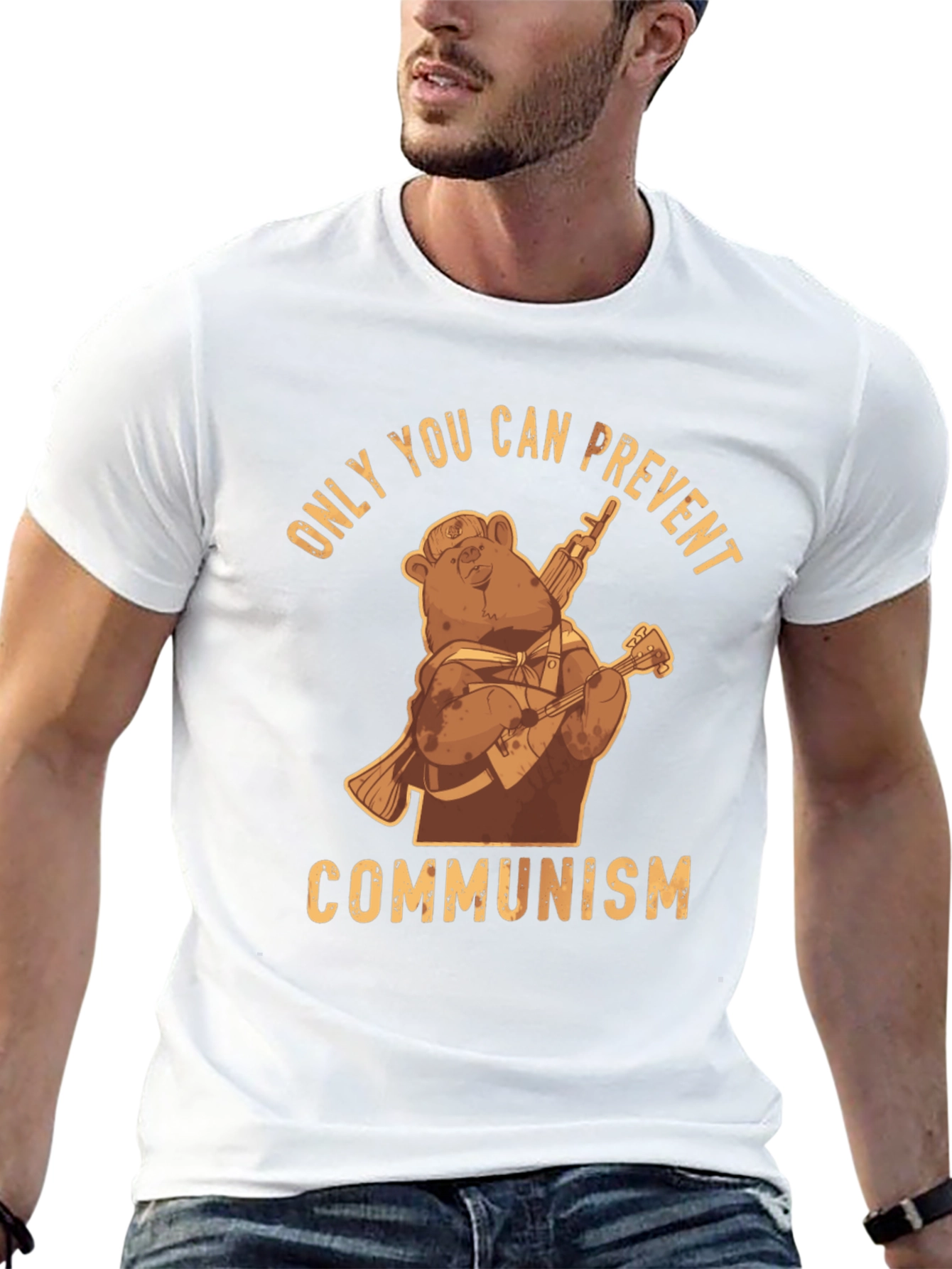Only You Can Prevent Communism Bear T-Shirt