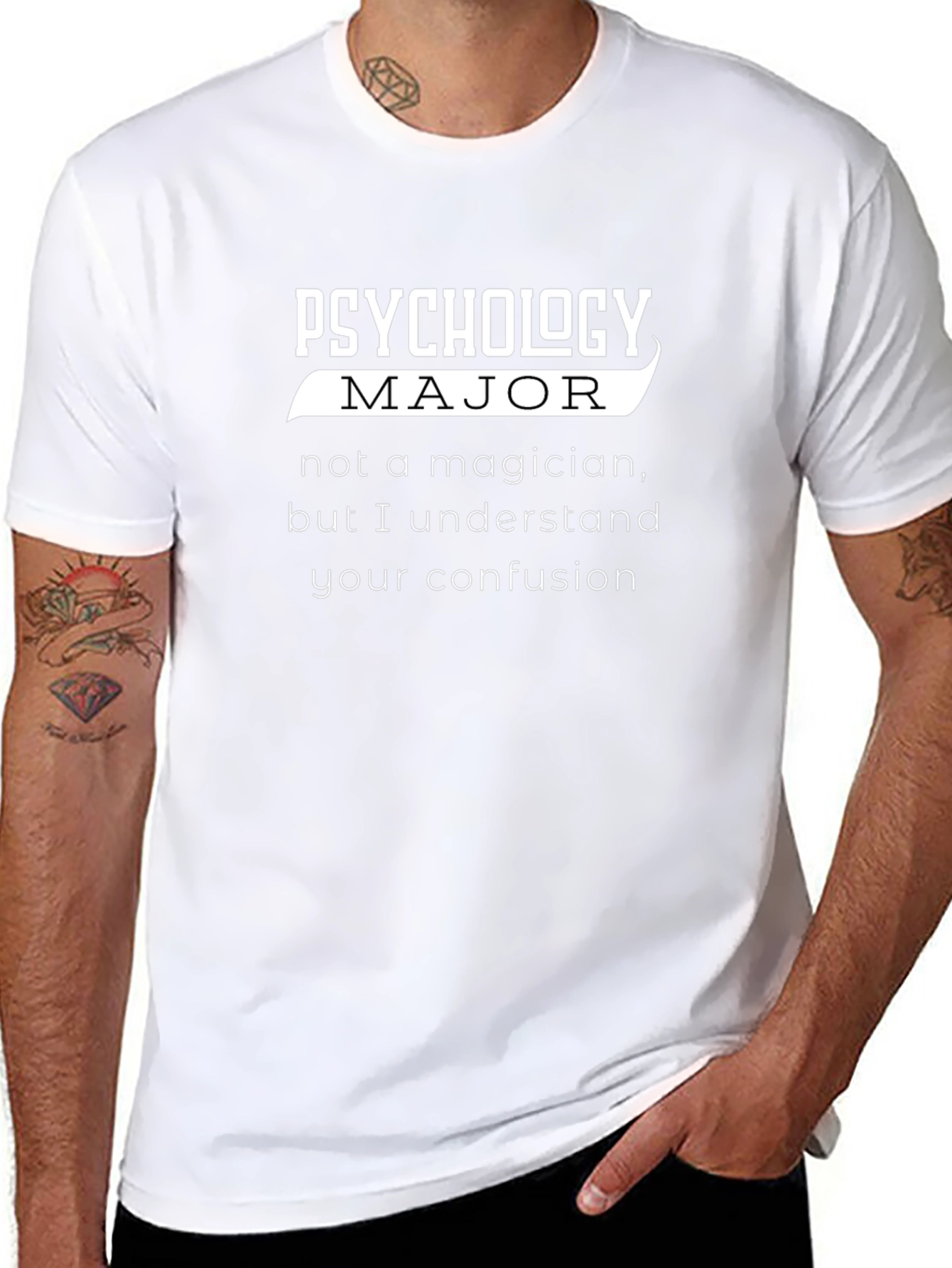 Psychology Major Funny T-Shirt - Understand Your Confusion