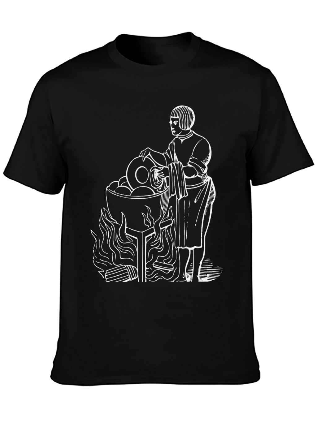 Medieval Dishwasher Graphic Tee