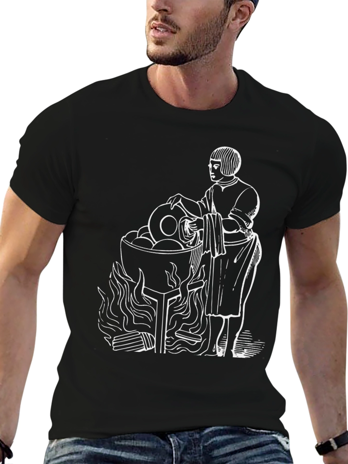 Medieval Dishwasher Graphic Tee