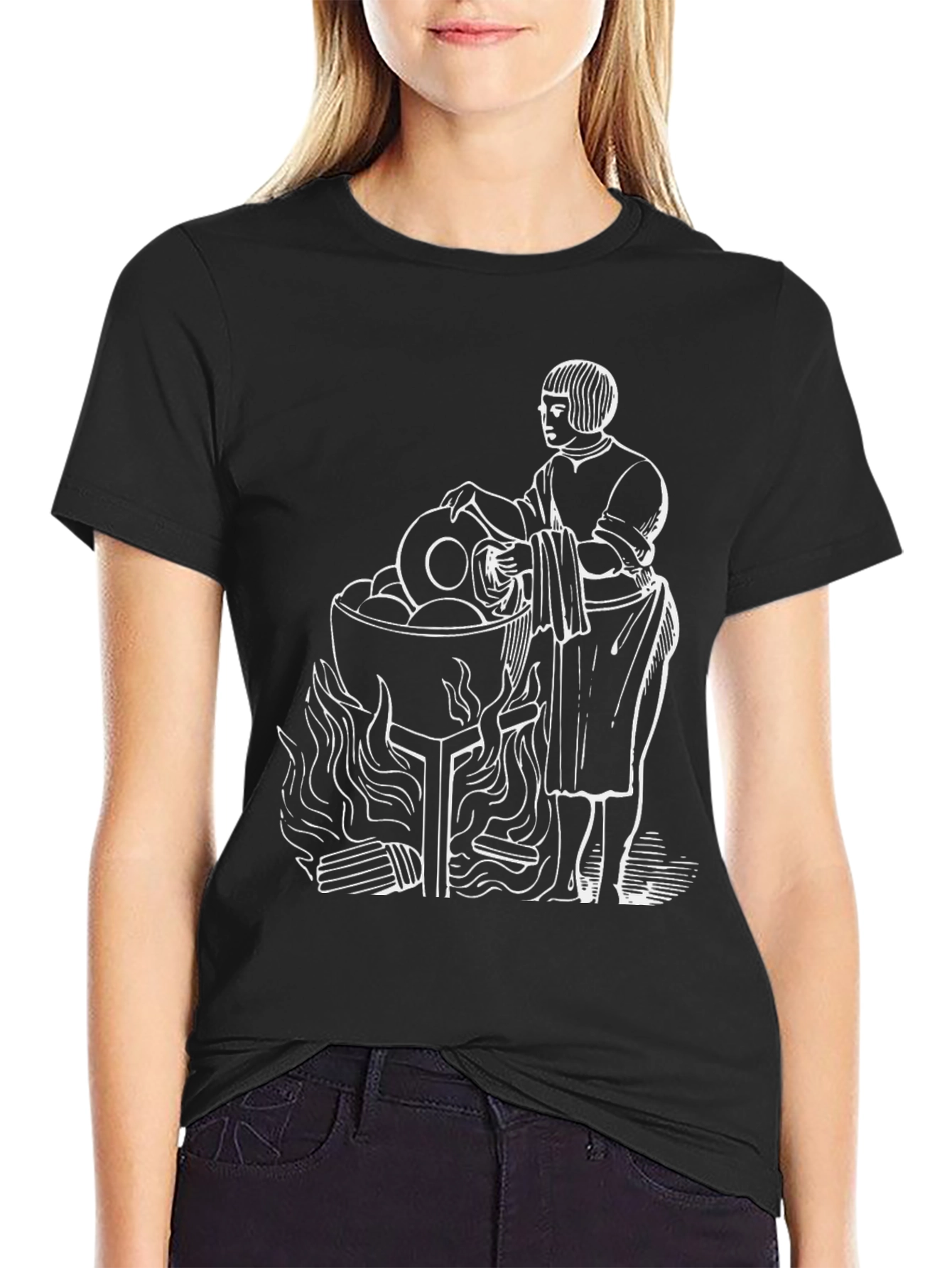 Medieval Dishwasher Graphic Tee