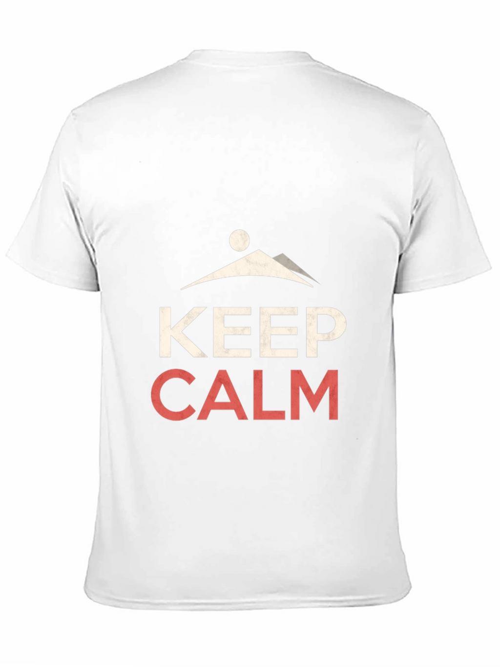 Keep Calm Mountain Graphic Tee - Black