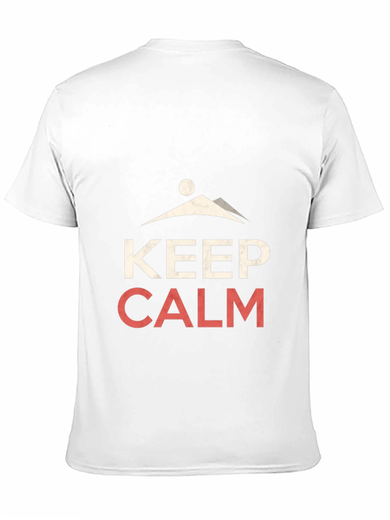 Keep Calm Mountain Graphic Tee - Black
