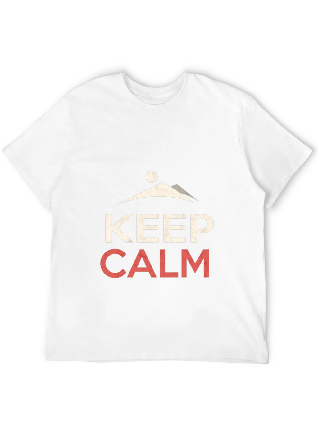 Keep Calm Mountain Graphic Tee - Black
