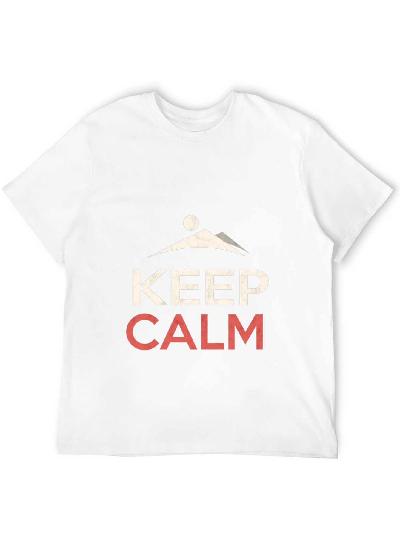 Keep Calm Mountain Graphic Tee - Black