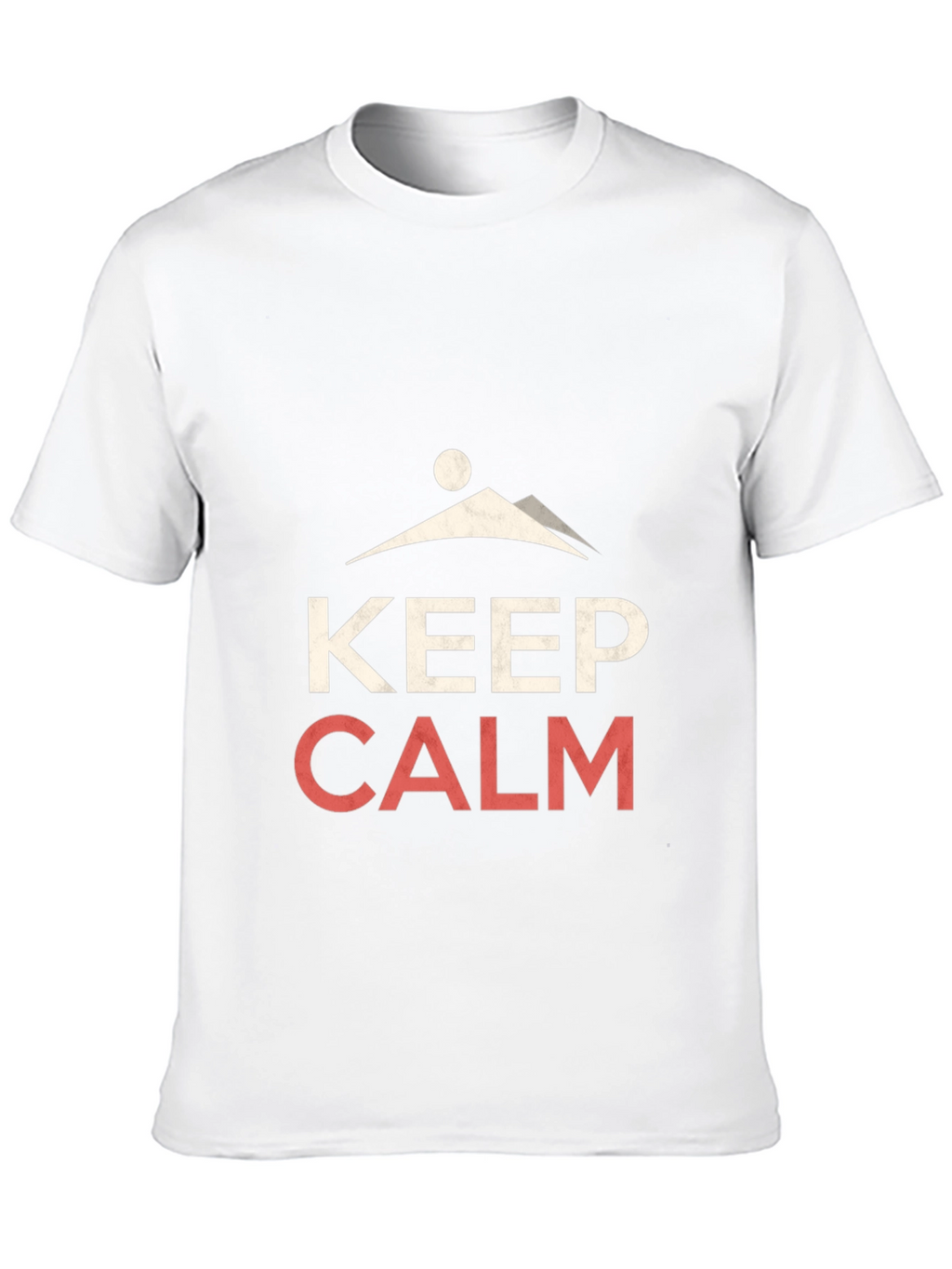 Keep Calm Mountain Graphic Tee - Black