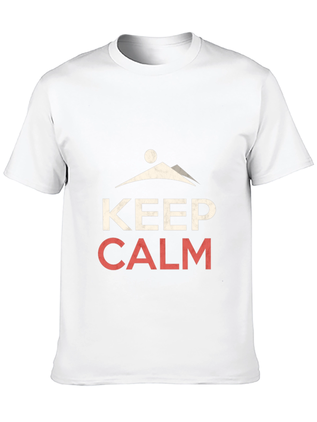 Keep Calm Mountain Graphic Tee - Black