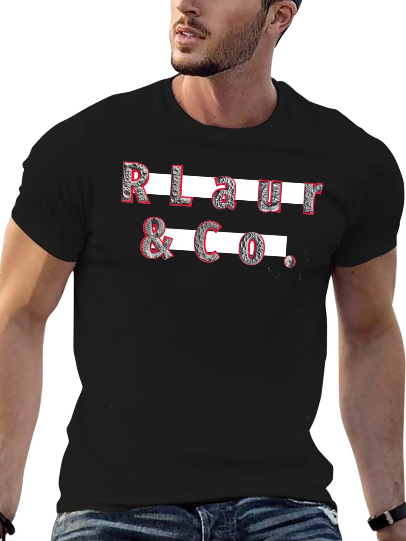 RLaur & Co. Graphic Tee - Modern Black T-Shirt