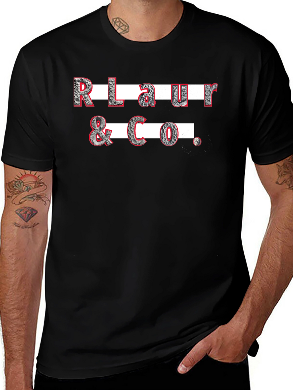 RLaur & Co. Graphic Tee - Modern Black T-Shirt