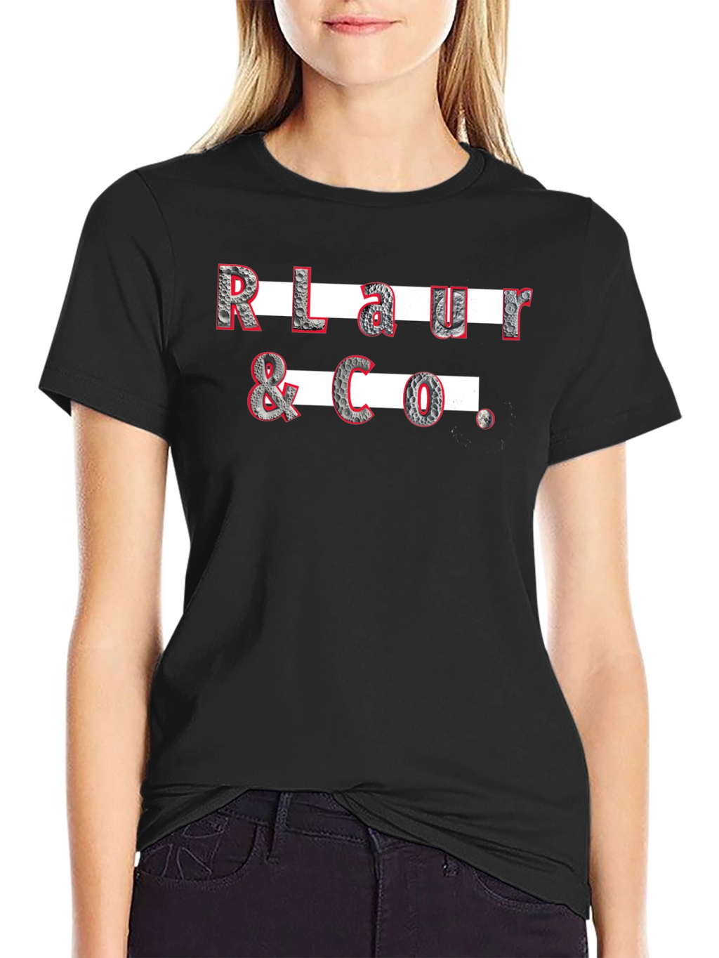 RLaur & Co. Graphic Tee - Modern Black T-Shirt