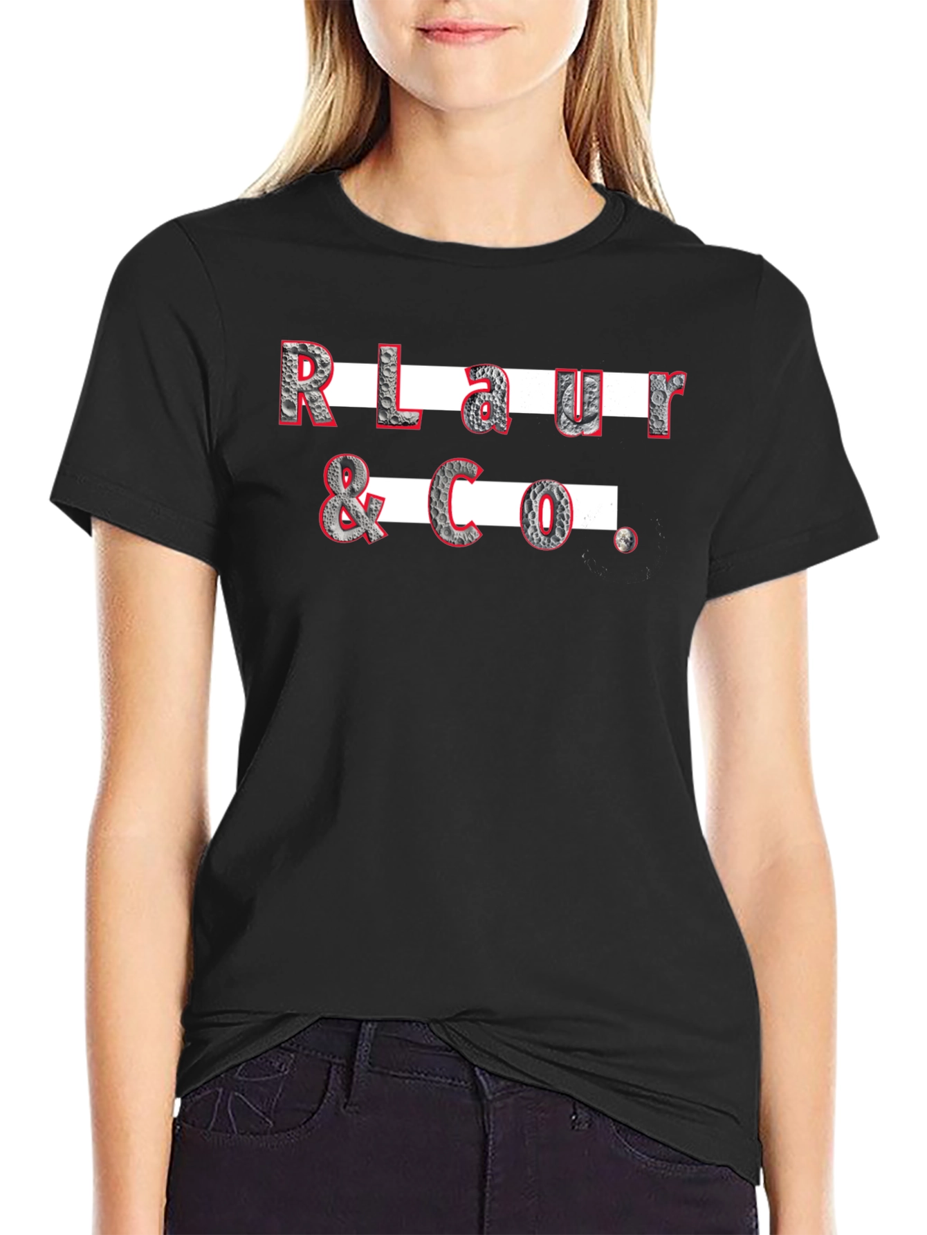 RLaur & Co. Graphic Tee - Modern Black T-Shirt