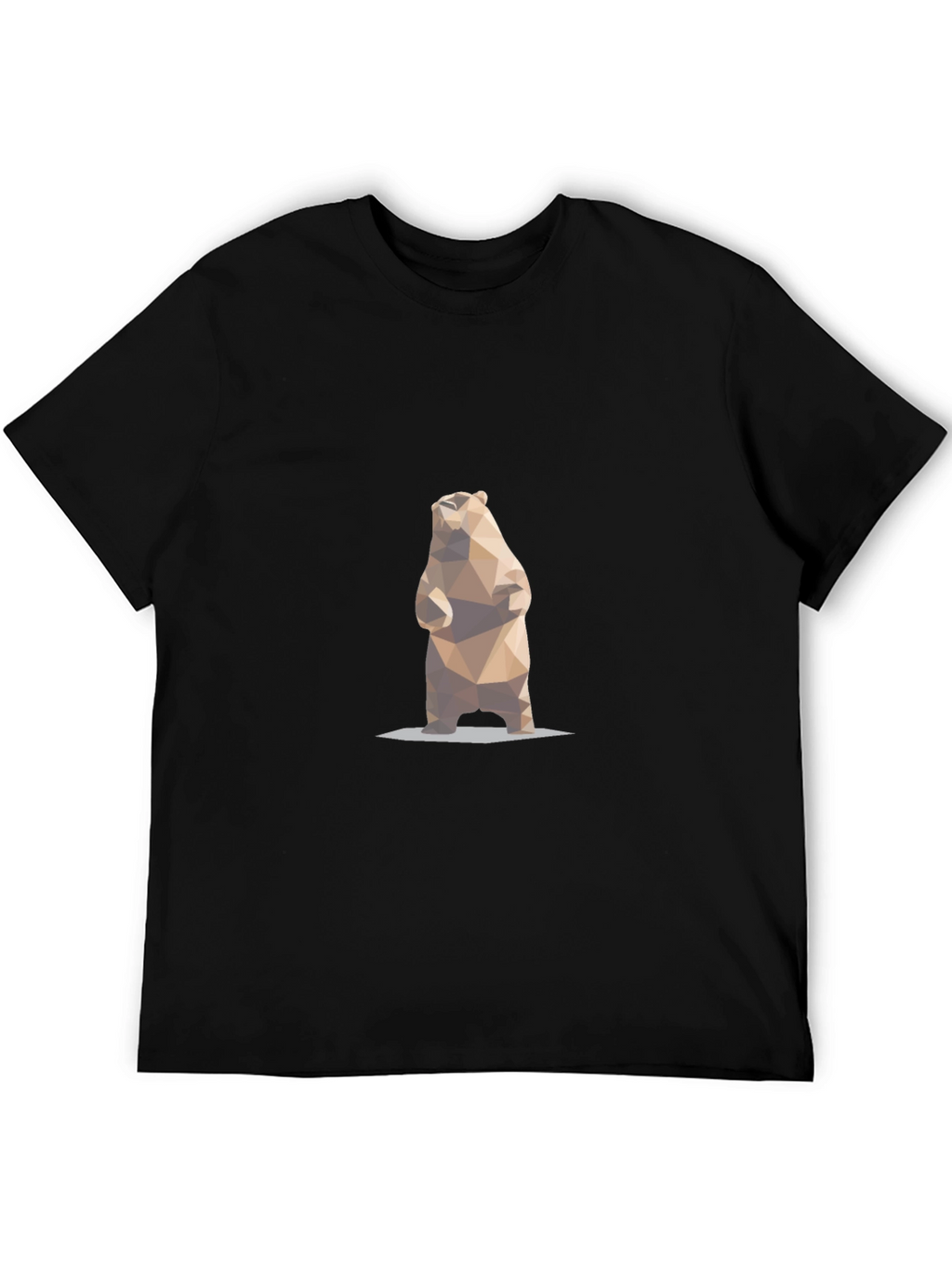Geometric Bear Graphic T-Shirt