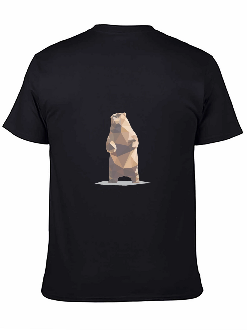 Geometric Bear Graphic T-Shirt