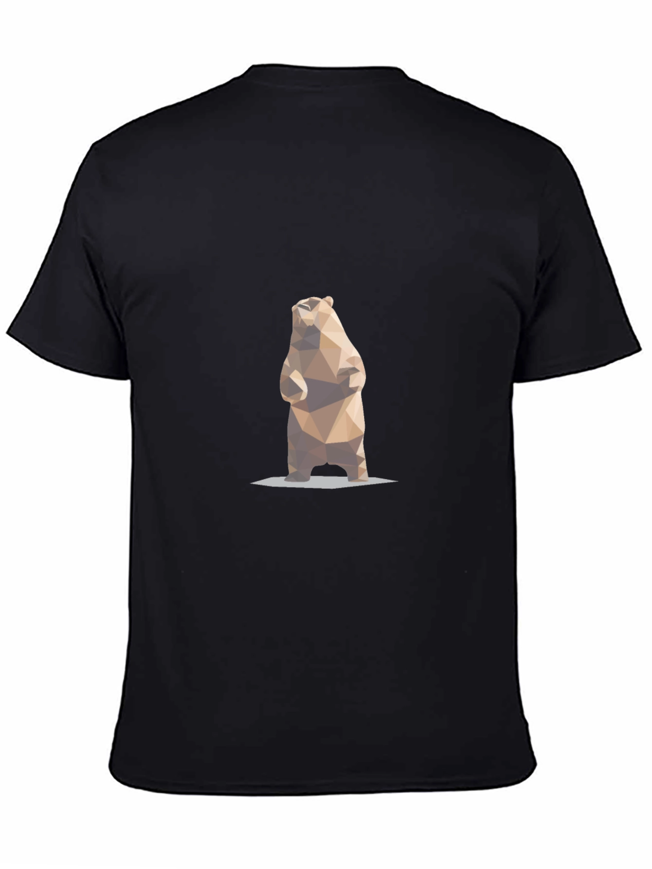 Geometric Bear Graphic T-Shirt
