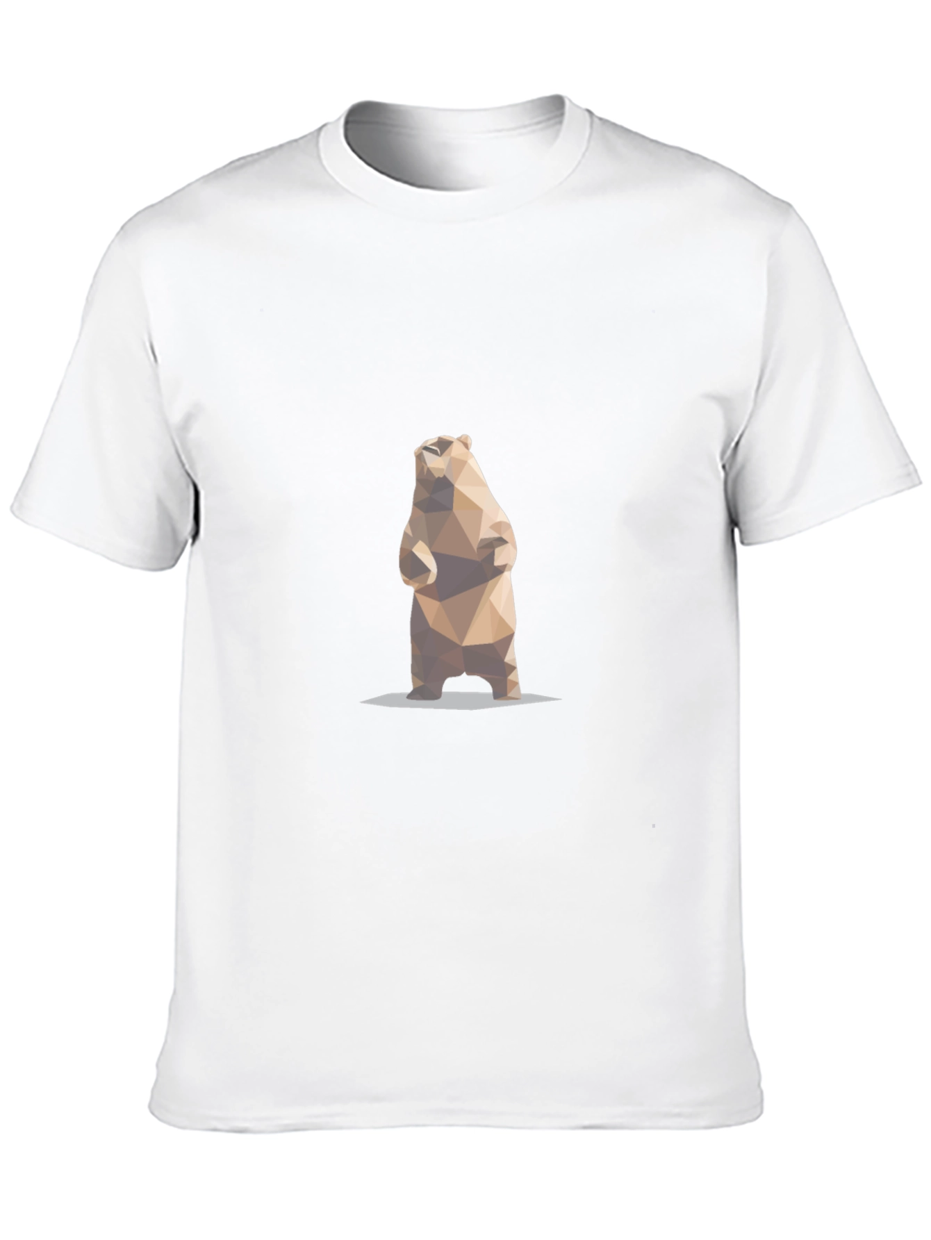 Geometric Bear Graphic T-Shirt