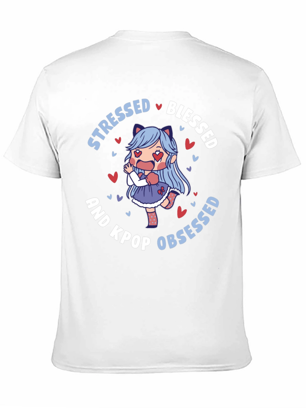 Stressed Blessed Kpop Obsessed T-Shirt