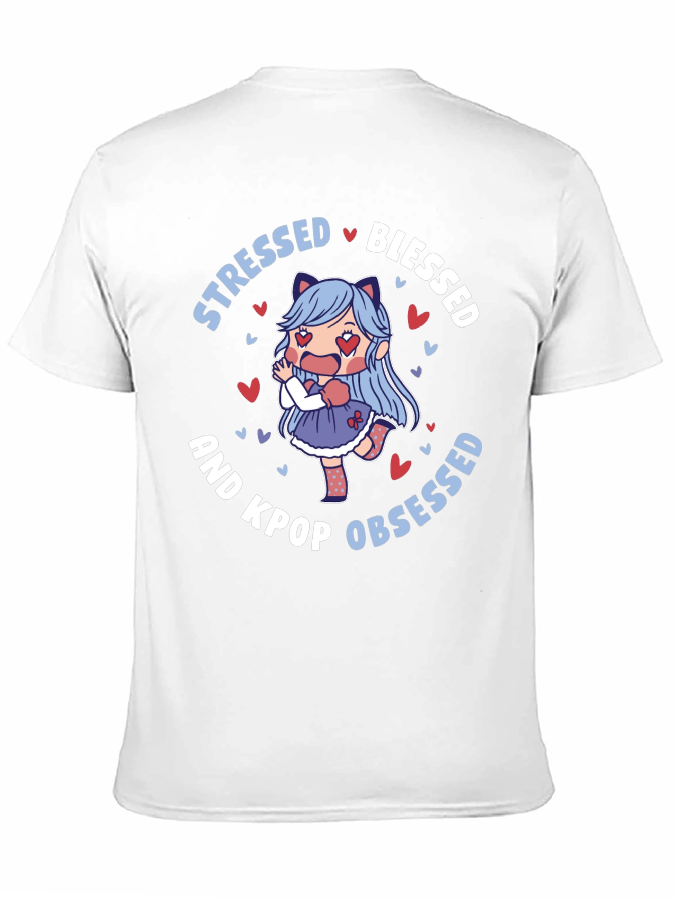 Stressed Blessed Kpop Obsessed T-Shirt