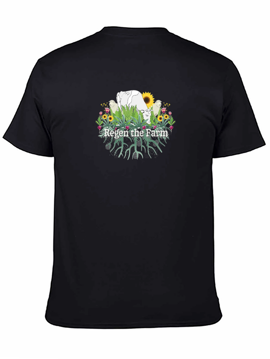 Regen the Farm Black T-Shirt