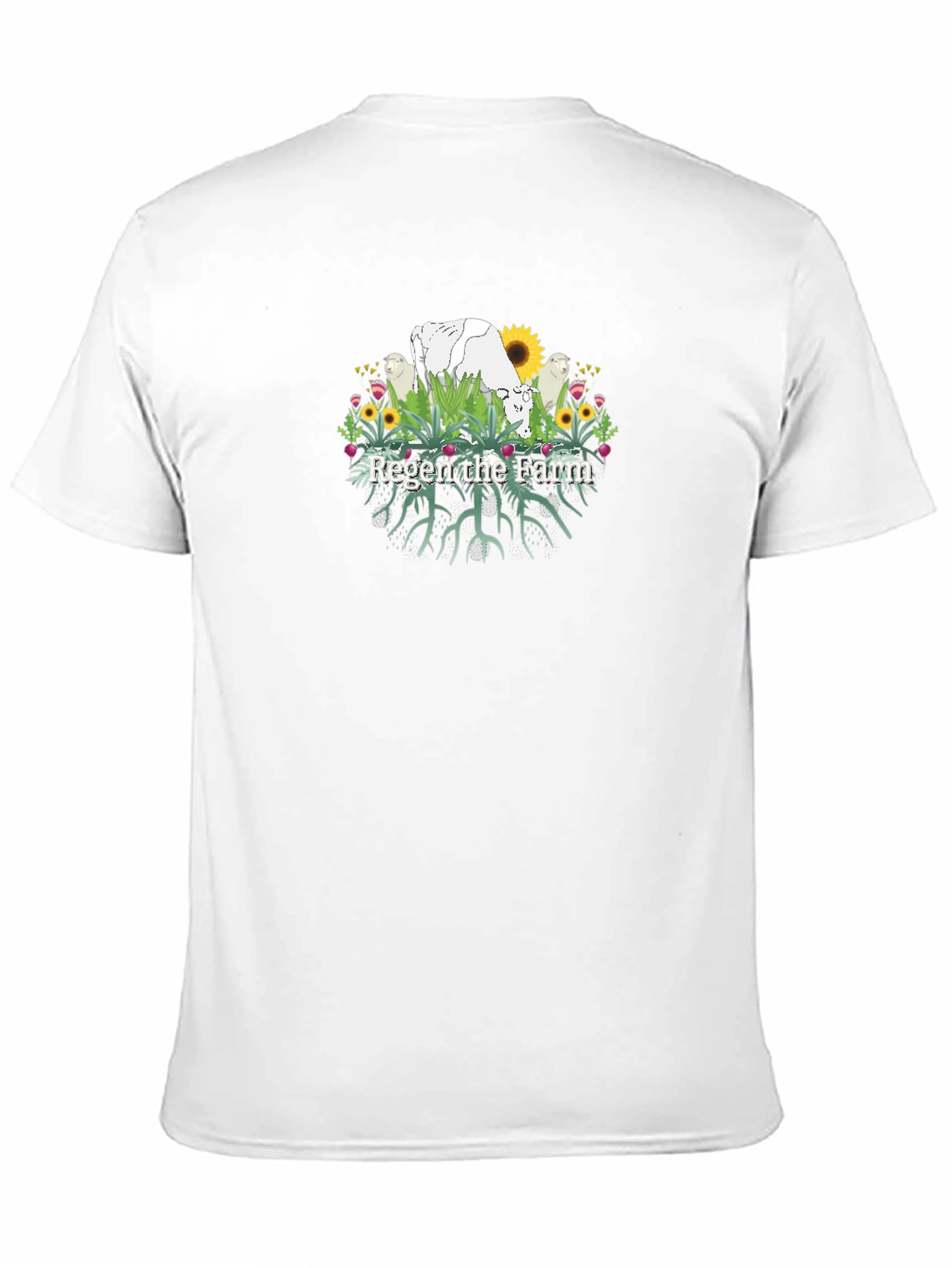 Regen the Farm Black T-Shirt