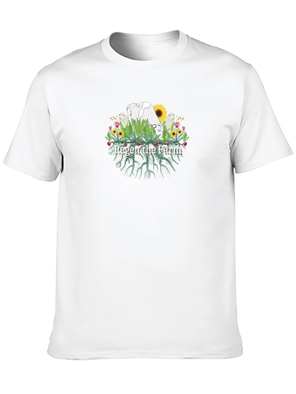 Regen the Farm Black T-Shirt