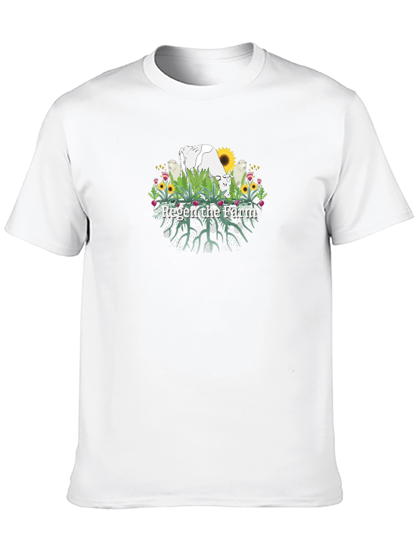 Regen the Farm Black T-Shirt
