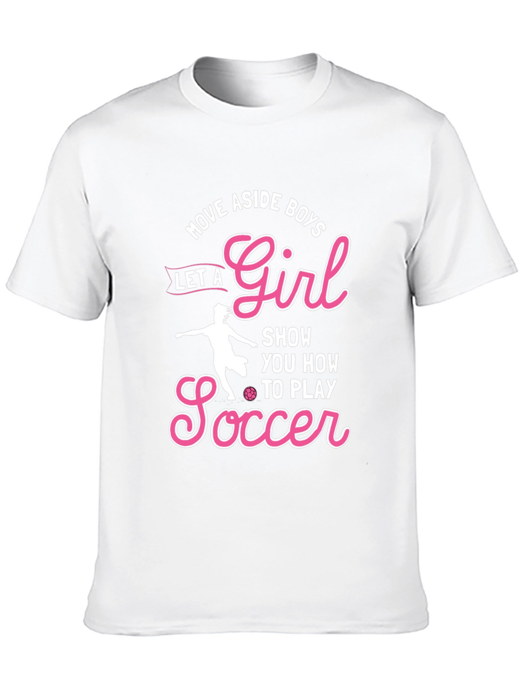 Girls Soccer Graphic T-Shirt