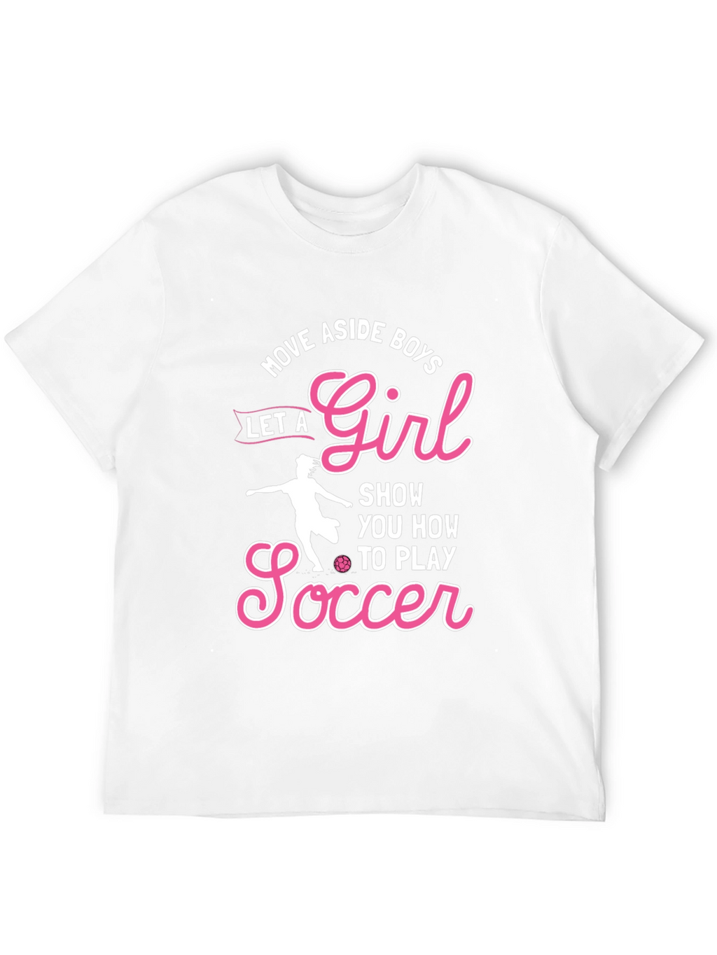Girls Soccer Graphic T-Shirt