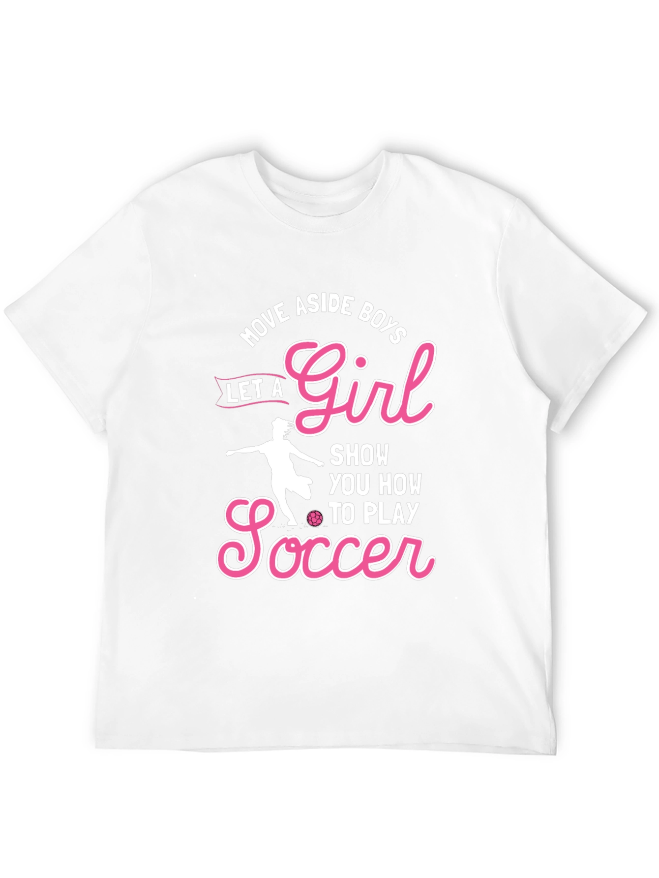 Girls Soccer Graphic T-Shirt