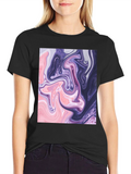 Swirl Graphic Tee - Abstract Art T-Shirt