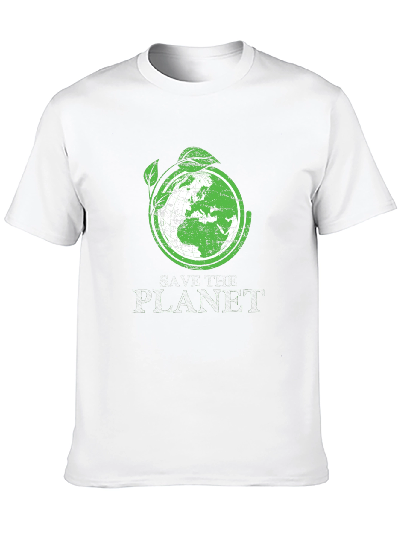 Planet Earth Green Graphic T-Shirt