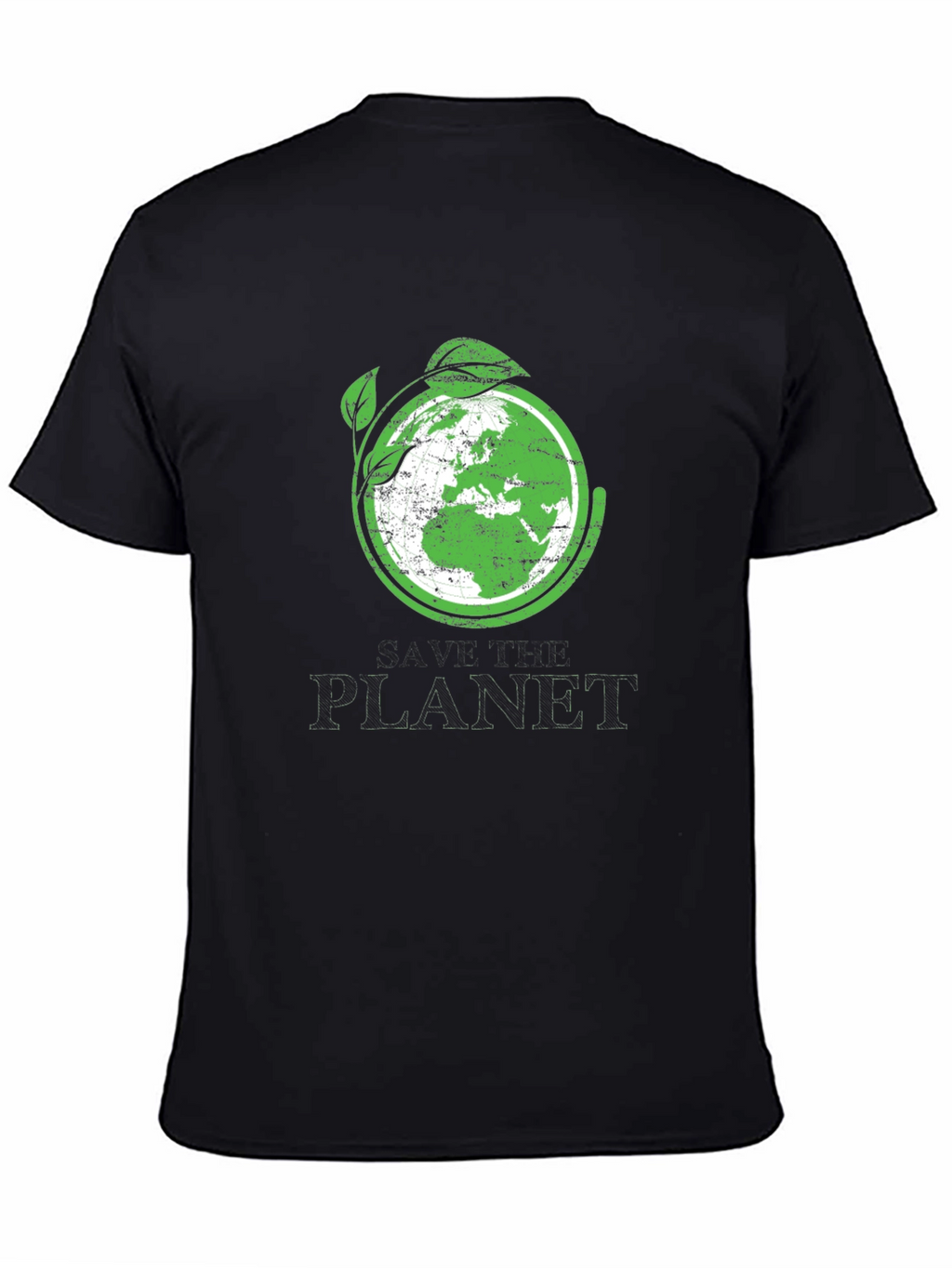 Planet Earth Green Graphic T-Shirt