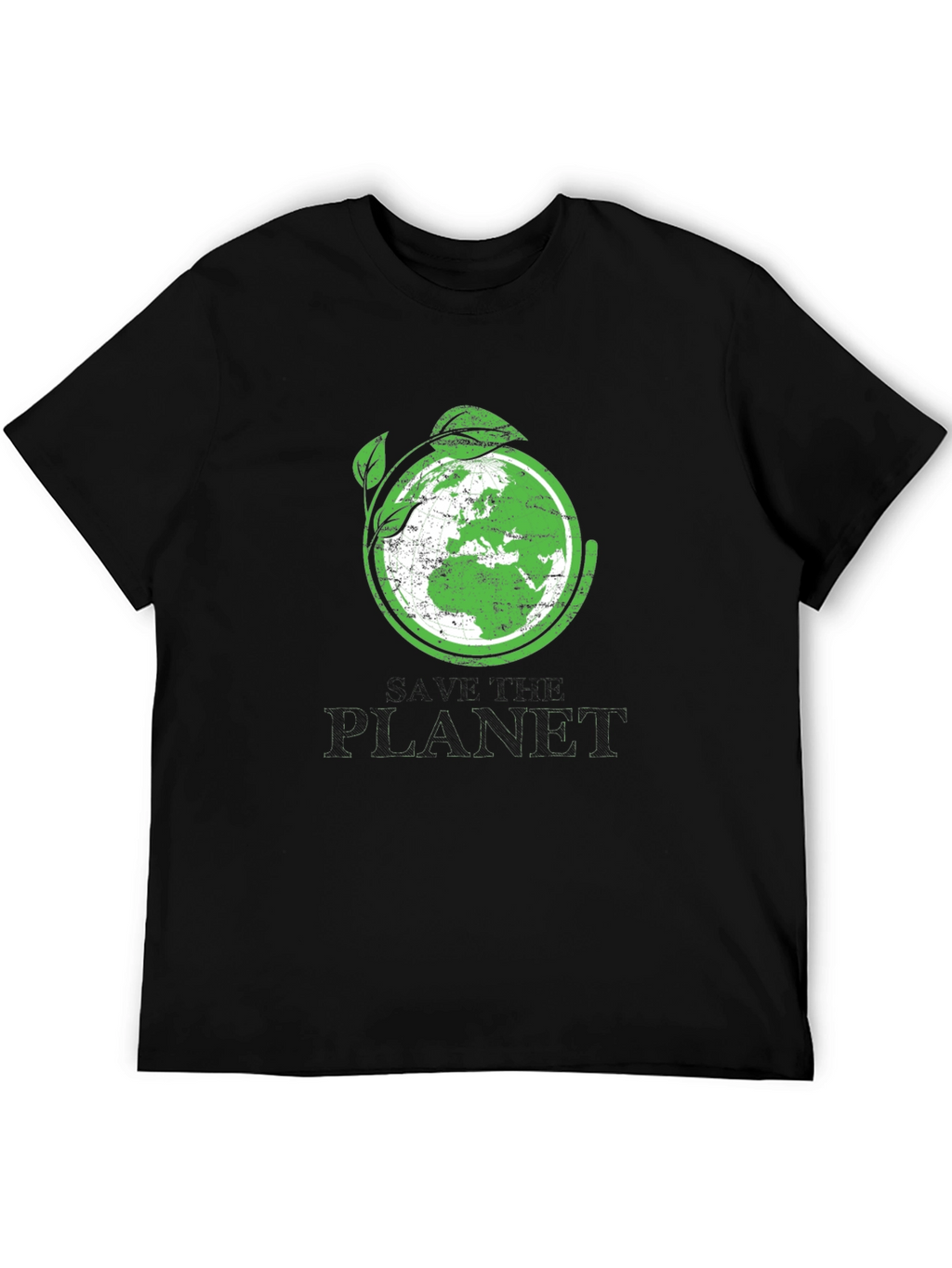 Planet Earth Green Graphic T-Shirt